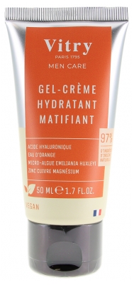 Vitry Men Care Gel-Crème Hydratant et Matifiant 50 ML