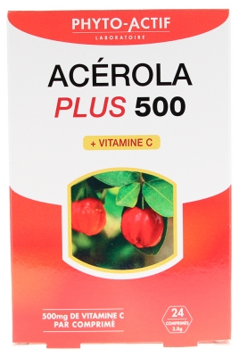 Phyto-Actif Acerola Plus 500 - 24 Cps