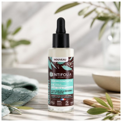 Centifolia Sérum Concentré Apaisant Cuir Chevelu Sensible Sec et Irrité Biologique 30 ML