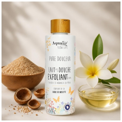 AquaTéal Pure Douceur Lait Douche Exfoliant 200 ML