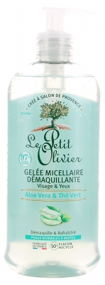 Le Petit Olivier Gelée Micellaire Démaquillante Peaux Normales à Mixtes 400 ml