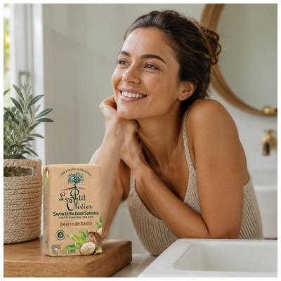 Le Petit Olivier Savon Surgras Extra Doux au Beurre de Karité 250 g