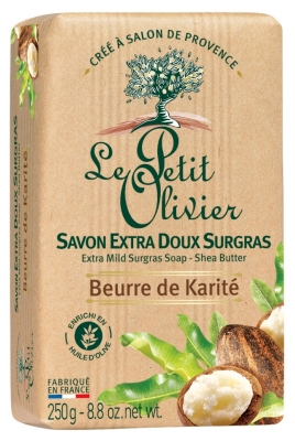 Le Petit Olivier Savon Surgras Extra Doux au Beurre de Karité 250 g