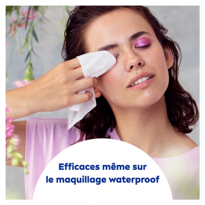 Nivea Lingettes Démaquillantes Visage & Yeux Peaux Sèches & Sensibles Sachet de 20 Pièces
