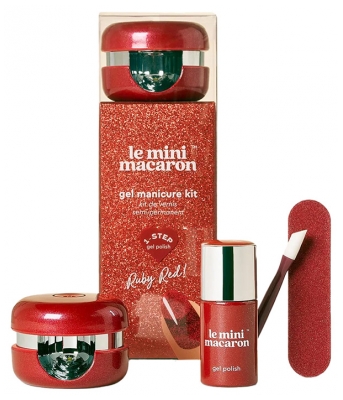 Le Mini Macaron Kit Vernis Semi-permanent Ruby Red