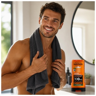 L'Oréal Paris Men Expert Hydra Energetic Gel Douche Taurine 100 mg 300 ML