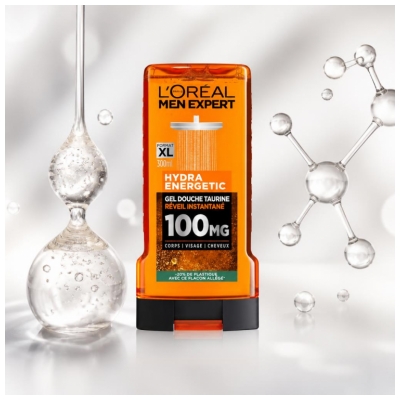 L'Oréal Paris Men Expert Hydra Energetic Gel Douche Taurine 100 mg 300 ML