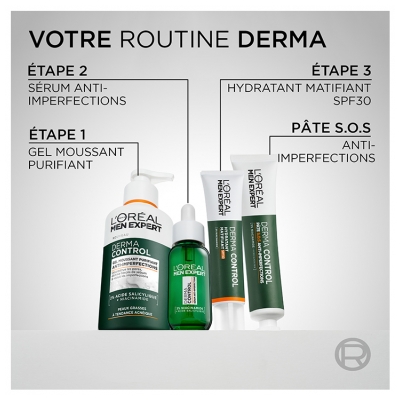 L'Oréal Paris l'Oréal Men Expert Derma Control Sérum Anti-Imperfections Niacinamide 30 ml