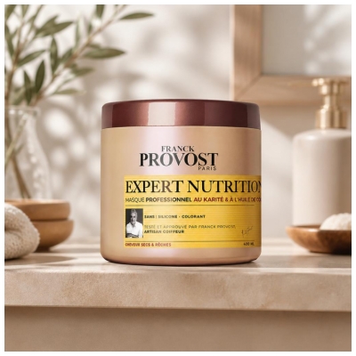 Franck Provost Expert Nutrition Masque Professionnel pour Cheveux Secs et Rêches 400 ML