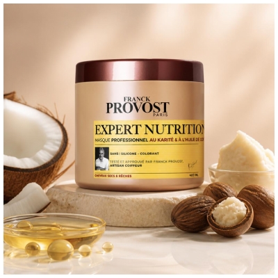 Franck Provost Expert Nutrition Masque Professionnel pour Cheveux Secs et Rêches 400 ML