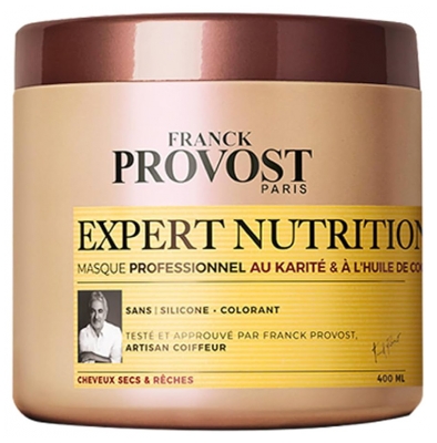 Franck Provost Expert Nutrition Masque Professionnel pour Cheveux Secs et Rêches 400 ML