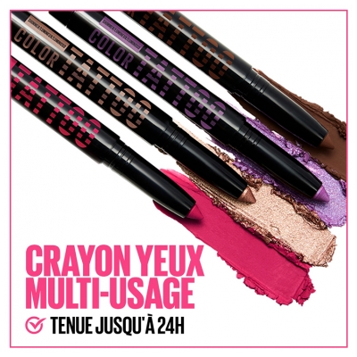 Maybelline New York Color Tattoo 24H Stick Ombre à Paupières 1,4 g
