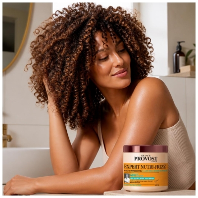 Franck Provost Expert Nutri-Frizz Masque Professionnel Cheveux Très Secs ou Frisés 48 Heures 400 ML