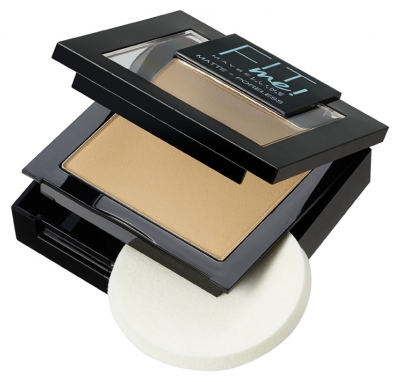 Maybelline New York Fit Me ! Matte + Poreless Poudre Compacte 9 g - Teinte : 250 Beige Ensoleillé