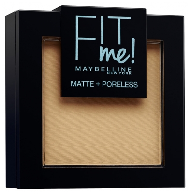 Maybelline New York Fit Me ! Matte + Poreless Poudre Compacte 9 g - Teinte : 250 Beige Ensoleillé