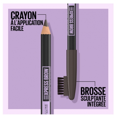 Maybelline New York Express Brow Precise Crayon à Sourcils - Teinte : 03 Soft Brown