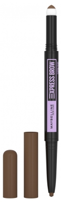 Maybelline New York Express Brow Satin Duo 2en1 Crayon + Poudre à Sourcils 1,9 g - Teinte : Brunette