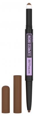 Maybelline New York Express Brow Satin Duo 2en1 Crayon + Poudre à Sourcils 1,9 g - Teinte : Medium Brown