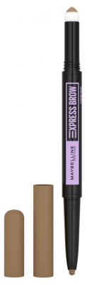 Maybelline New York Express Brow Satin Duo 2en1 Crayon + Poudre à Sourcils 1,9 g