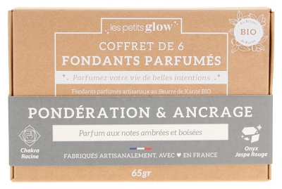 Natura Square Coffret Les Petits Glow 6 Fondants Parfumés Bio Pondération & Ancrage 65 grammes