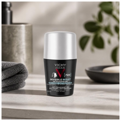 Vichy Homme Déodorant Invisible Resist Dermo-Détranspirant 72H 50 ML