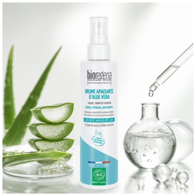 Bioregena Spray Brume Apaisante d'Aloe Vera Biologique 200 ML