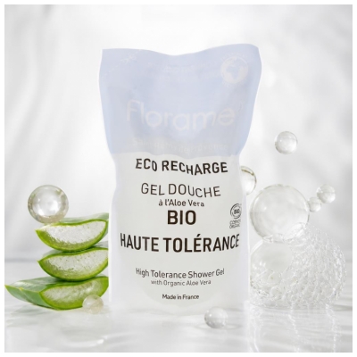 Florame Gel Douche Aloe Vera Rechargeable Éco Recharge Biologique 700 ML