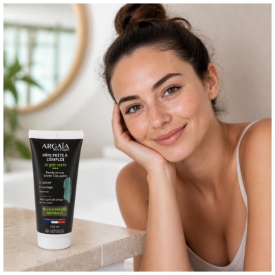 Laboratoire du Haut-Ségala Pâte Prête à l'Emploi Argile Verte 100 ML