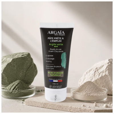 Laboratoire du Haut-Ségala Pâte Prête à l'Emploi Argile Verte 100 ML