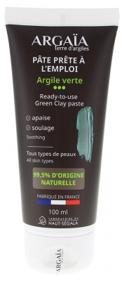 Laboratoire du Haut-Ségala Pâte Prête à l'Emploi Argile Verte 100 ML