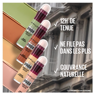 Maybelline New York Instant Anti-Âge Effaceur Correcteur Couleur Toutes Peaux 6,8 ml