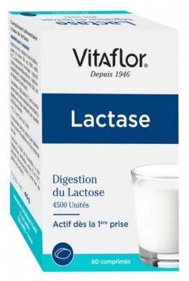 Vitaflor Lactase Digestion Lactose 60 comprimés