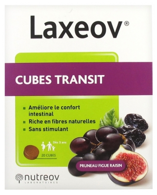 Nutreov Laxeov Pruneau-Figue-Raisin 20 Palets - Goût : Pruneau Figue Raisin