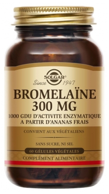 Solgar Bromélaïne 300 mg Gélules Végétales