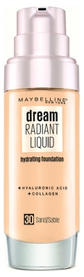 Maybelline New York Fond de Teint Hydratant Dream Radiant Liquid 30 ml - Teinte : 30 Sable