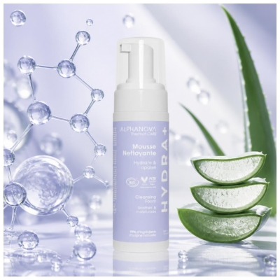 Alphanova Thermal Care Hydra + Mousse Nettoyante Hydratante Apaisante Bio 150 ml