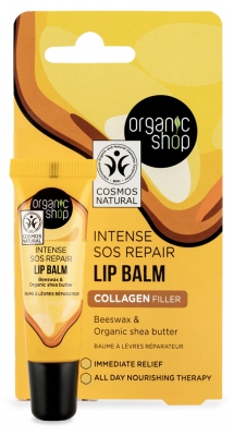 Organic Shop Intense SOS Repair Baume Lèvres Réparateur 10 ML