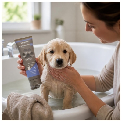 Beaphar Shampooing Chiots
Extraits de Fleurs de Coton & Fleurs d'Oranger - 250 ml
