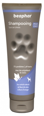 Beaphar Shampooing Chiots
Extraits de Fleurs de Coton & Fleurs d'Oranger - 250 ml