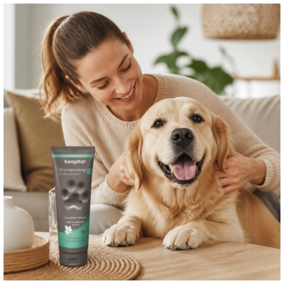 Beaphar Shampooing Anti-Démangeaisons
Extraits de Calendula & de Menthe - 250 ml