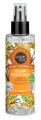 Organic Shop Body Desserts Brume Glow Corps à la Vanille 200 ML