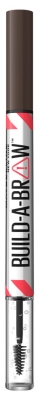 Maybelline New York Build-A-Brow 2en1 Feutre & Gel à Sourcils 10 ml - Teinte : 260 Deep Brown