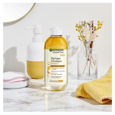 Garnier SkinActive Micellaire Biphase Nettoie et Apaise 400 ml