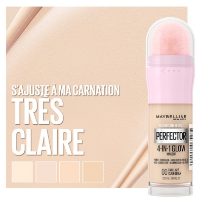 Maybelline New York Instant Anti-Âge Perfector 4-In-1 Glow 20 ml - Teinte : 00 Fair Light