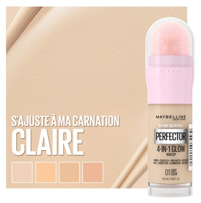 Maybelline New York Instant Anti-Âge Perfector 4-In-1 Glow 20 ml - Teinte : 01 Claire