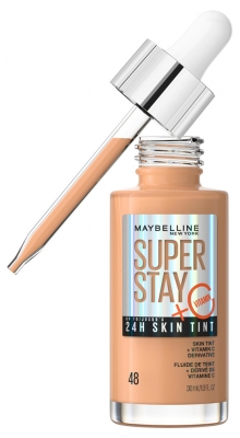 Maybelline New York Superstay 24H Skint Tint Fluide de Teint Longue Tenue 30 ml - Teinte : 48