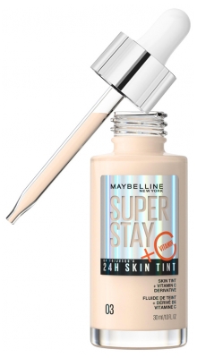 Maybelline New York Superstay 24H Skint Tint Fluide de Teint Longue Tenue 30 ml - Teinte : 03