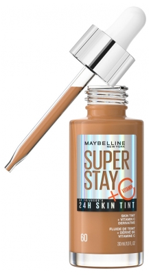 Maybelline New York Superstay 24H Skint Tint Fluide de Teint Longue Tenue 30 ml - Teinte : 60