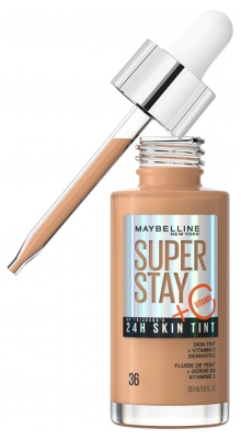 Maybelline New York Superstay 24H Skint Tint Fluide de Teint Longue Tenue 30 ml - Teinte : 36