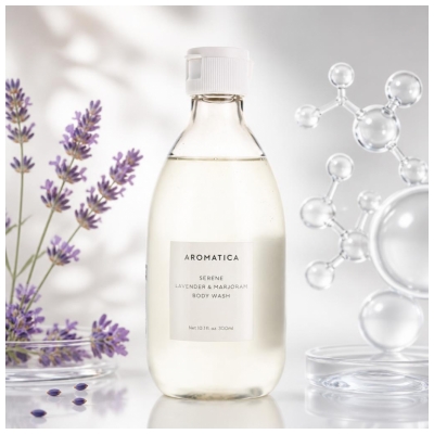 Aromatica Serene Gel Douche Lavande & Marjolaine 300 ML